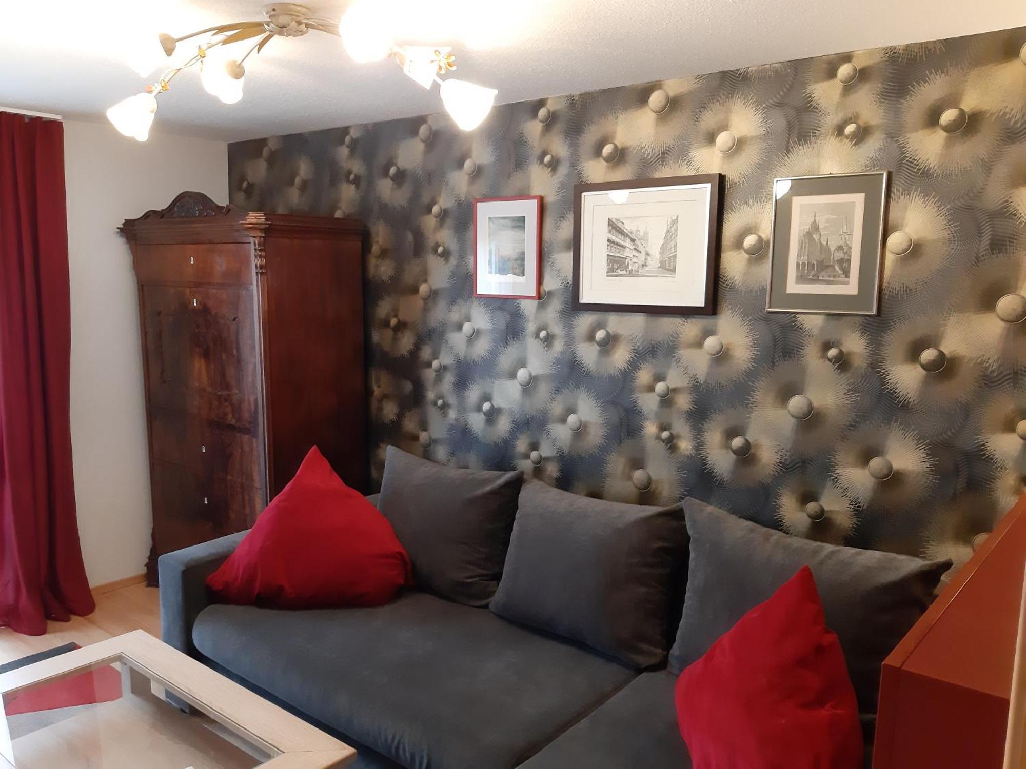 Zum Kleinen Riesen Apartment Ерфурт Стая снимка